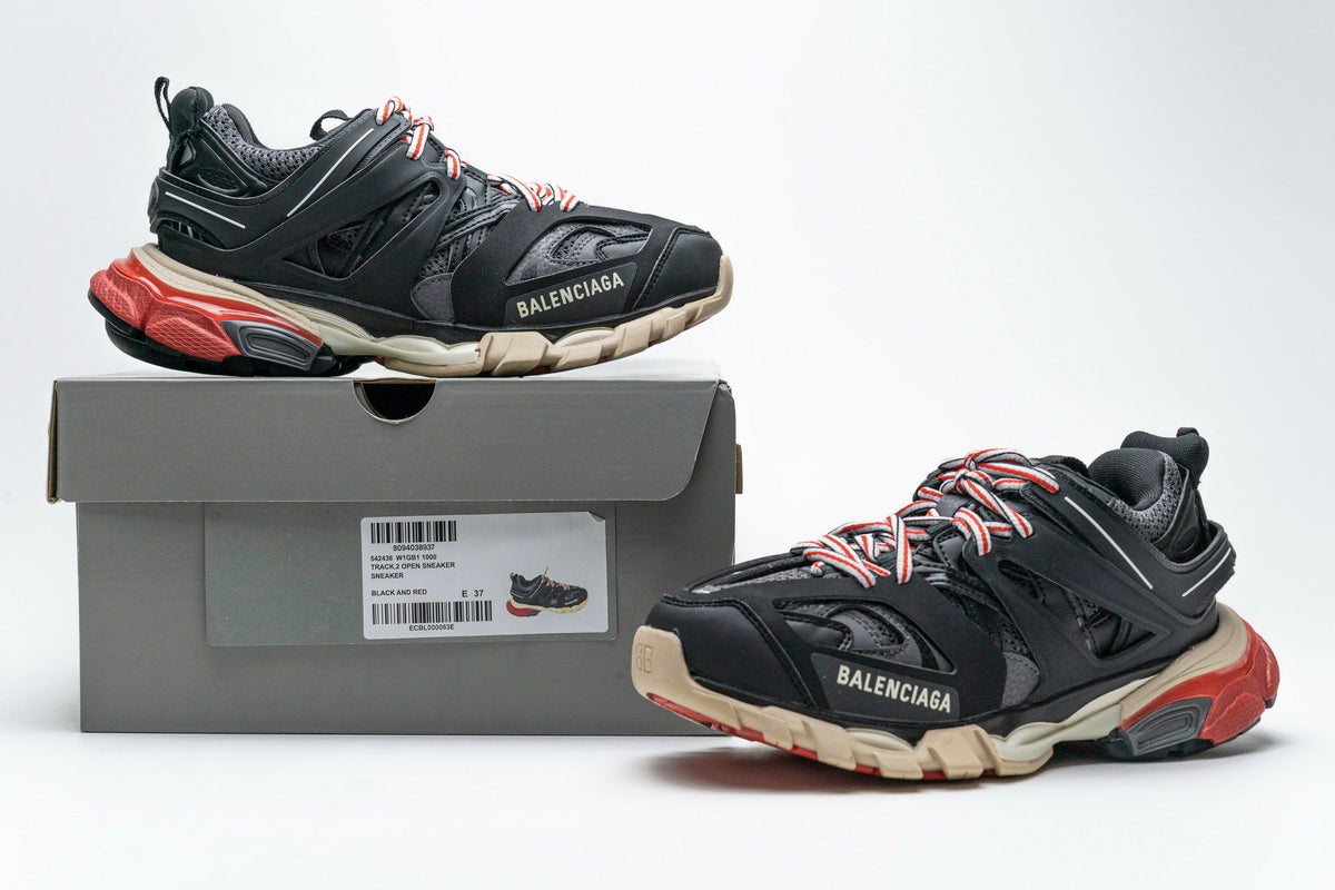 Balenciaga Track Black Red