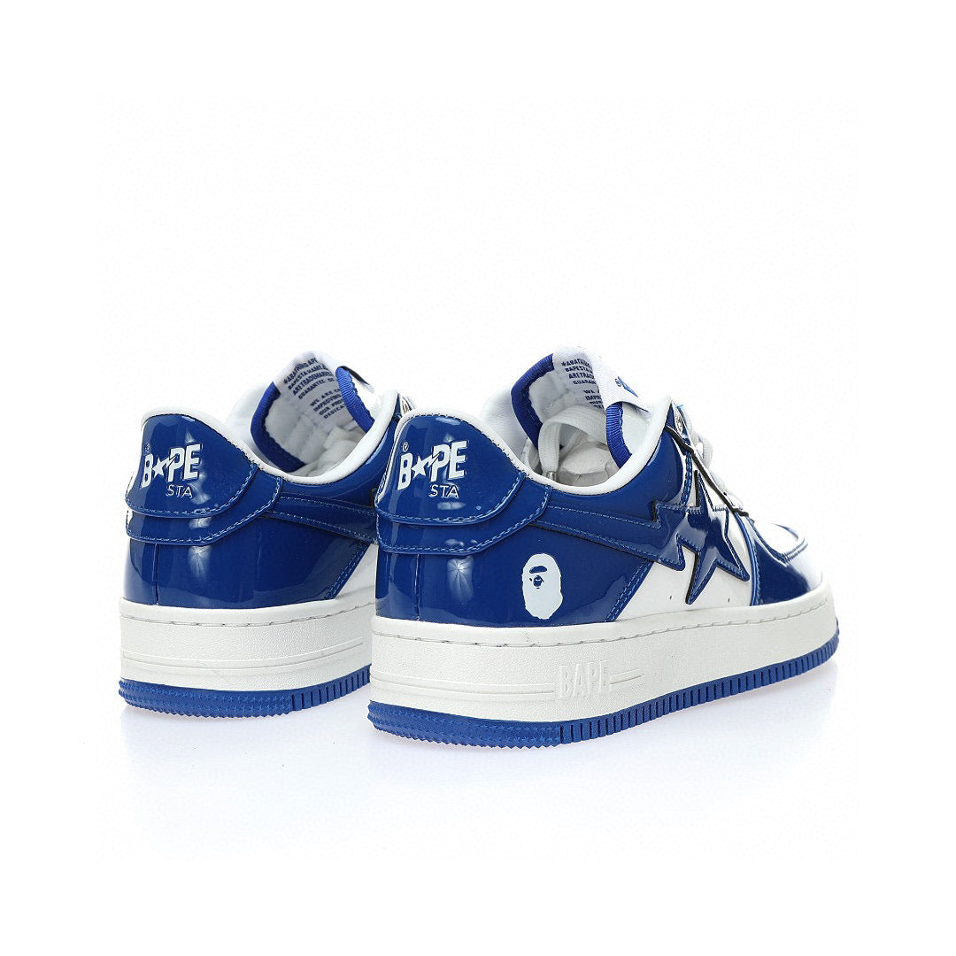 Bapesta Patent Leather Blue