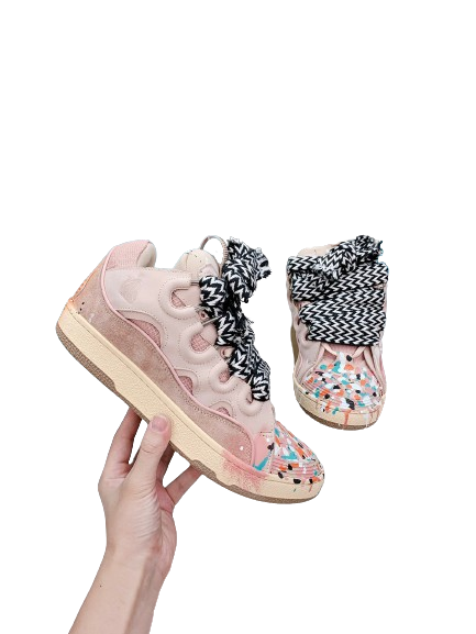 Lanvin Curb Pink Splatter