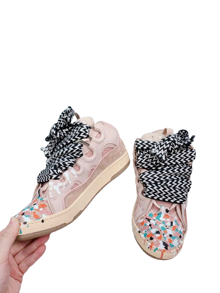 Lanvin Curb Pink Splatter