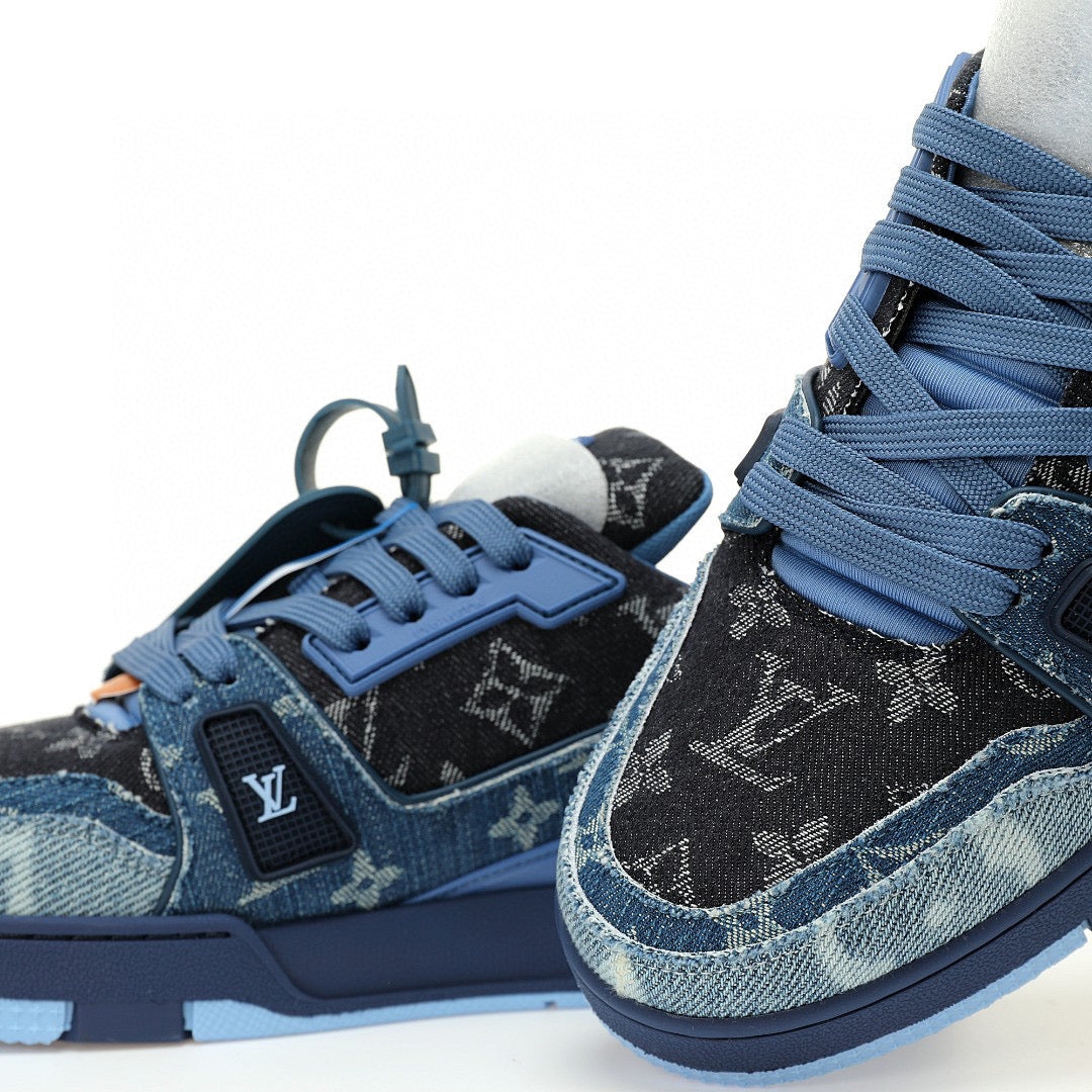 LV Trainer Dark Blue Monogram