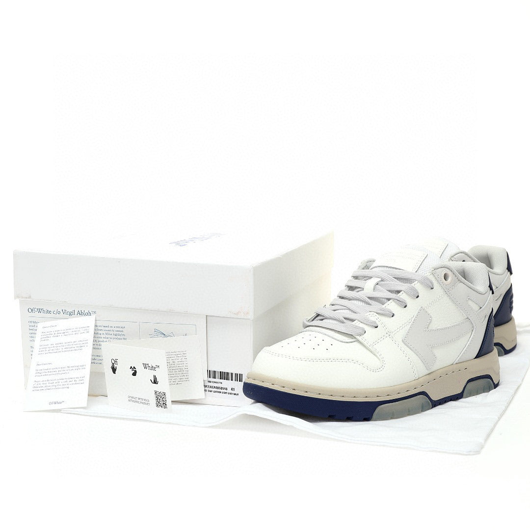 Off White Out Of Office Blue & White