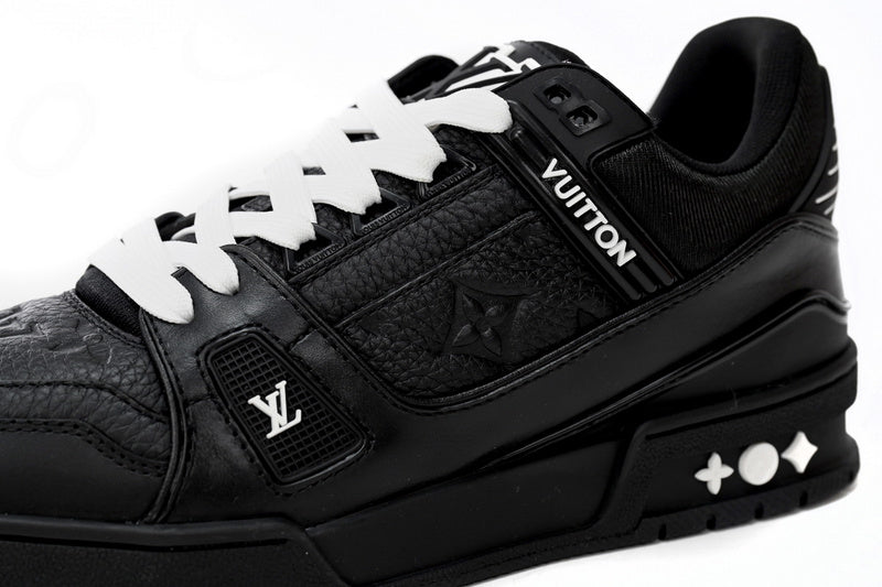 LV Trainer Black Embossed