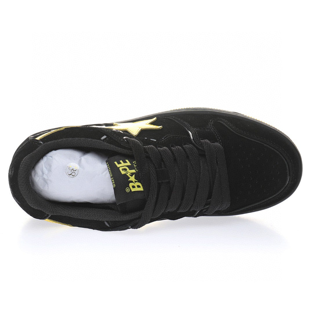 Bapesta Sk8 Sta Black & Yellow