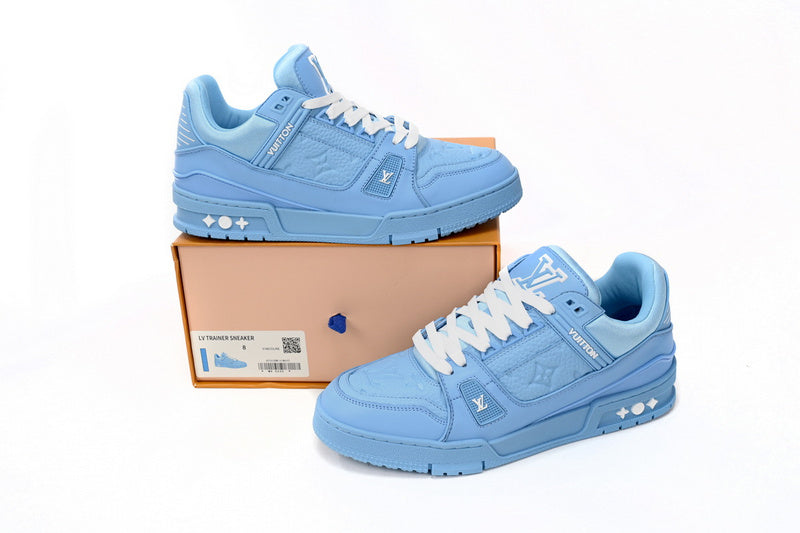 LV Trainer Blue Embossing