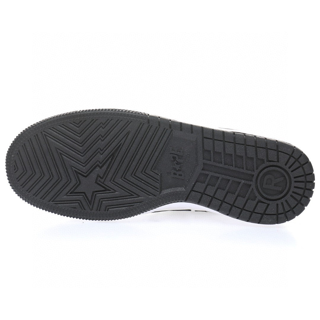 Bapesta Sk8 Sta White Silver