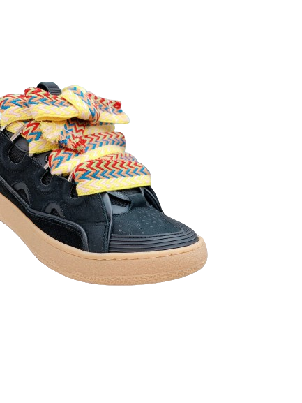 Lanvin Curb Black Rasta Laces