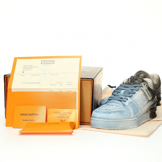 LV Trainer Baby Blue Black