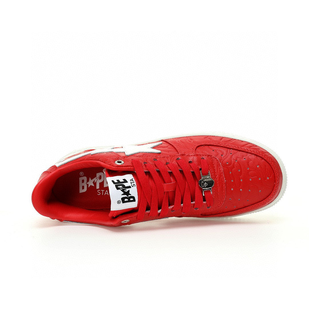 Bapesta Highsnobiety Red