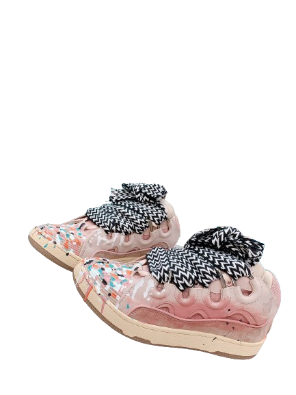 Lanvin Curb Pink Splatter