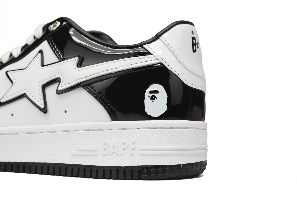 Bapesta Low Black & White