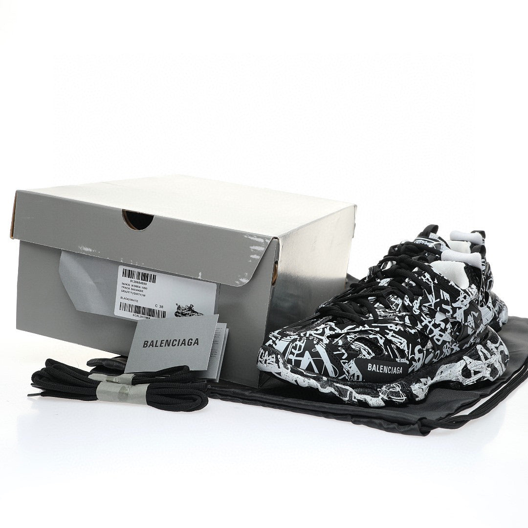 Balenciaga Track Black Doodles