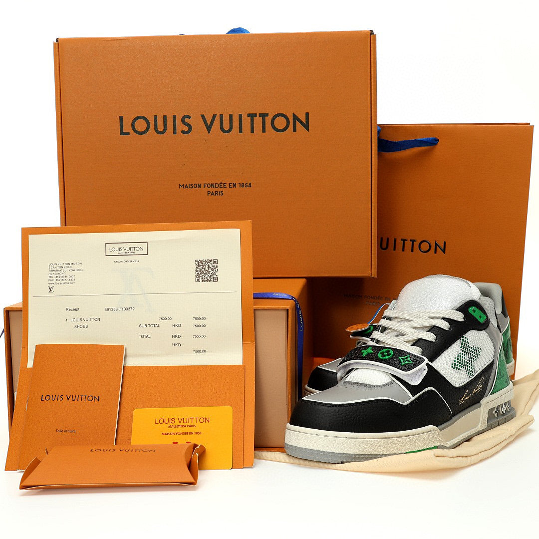 LV Trainer Sneaker Green