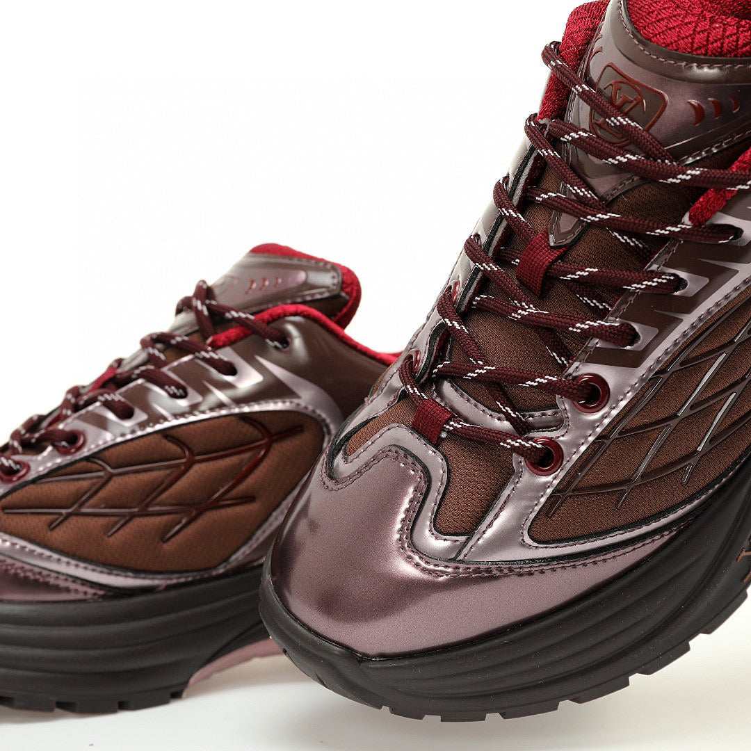 LV Discovery Lace Up Burgundy