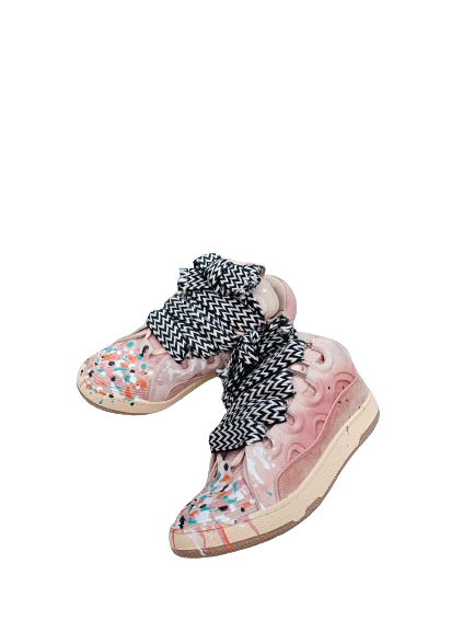 Lanvin Curb Pink Splatter