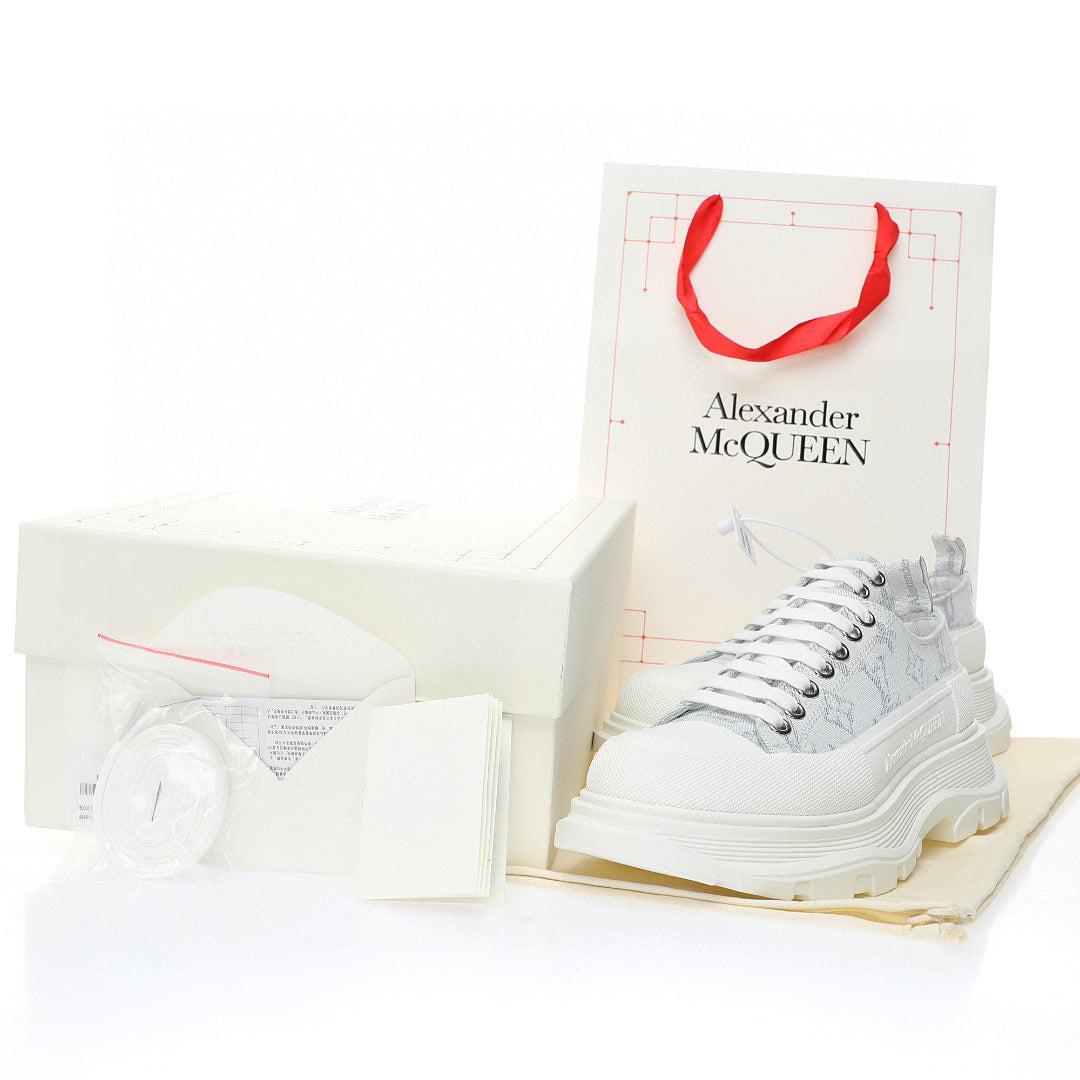 McQueen LV White Denim