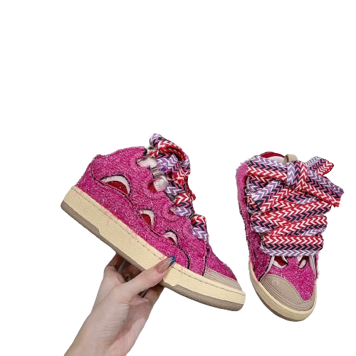 Lanvin Curb Pink Distressed