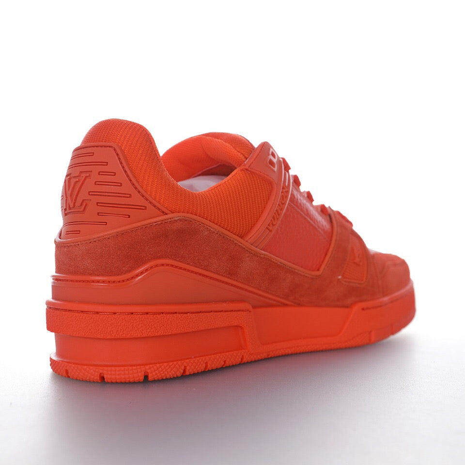 LV Trainer Red Leather