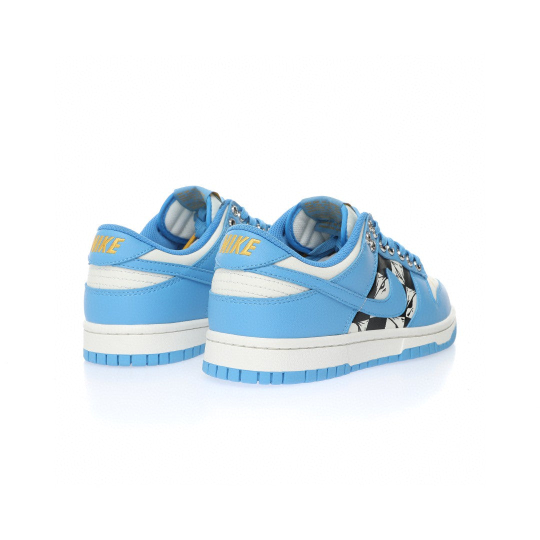 Dunk Low Blue & White Chrom Hearts