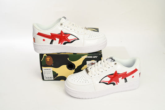 Bapesta Shark White
