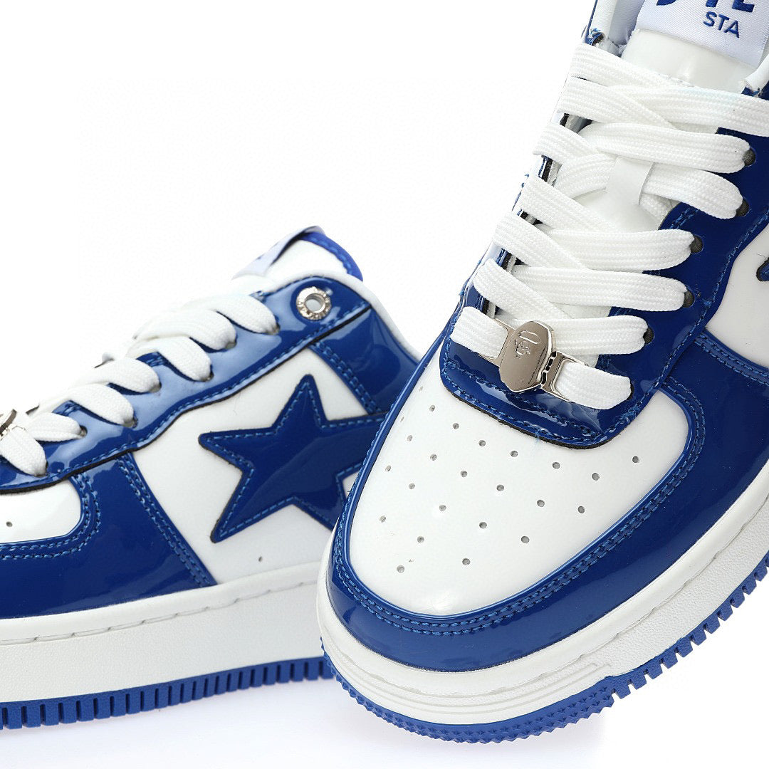 Bapesta Patent Leather Blue