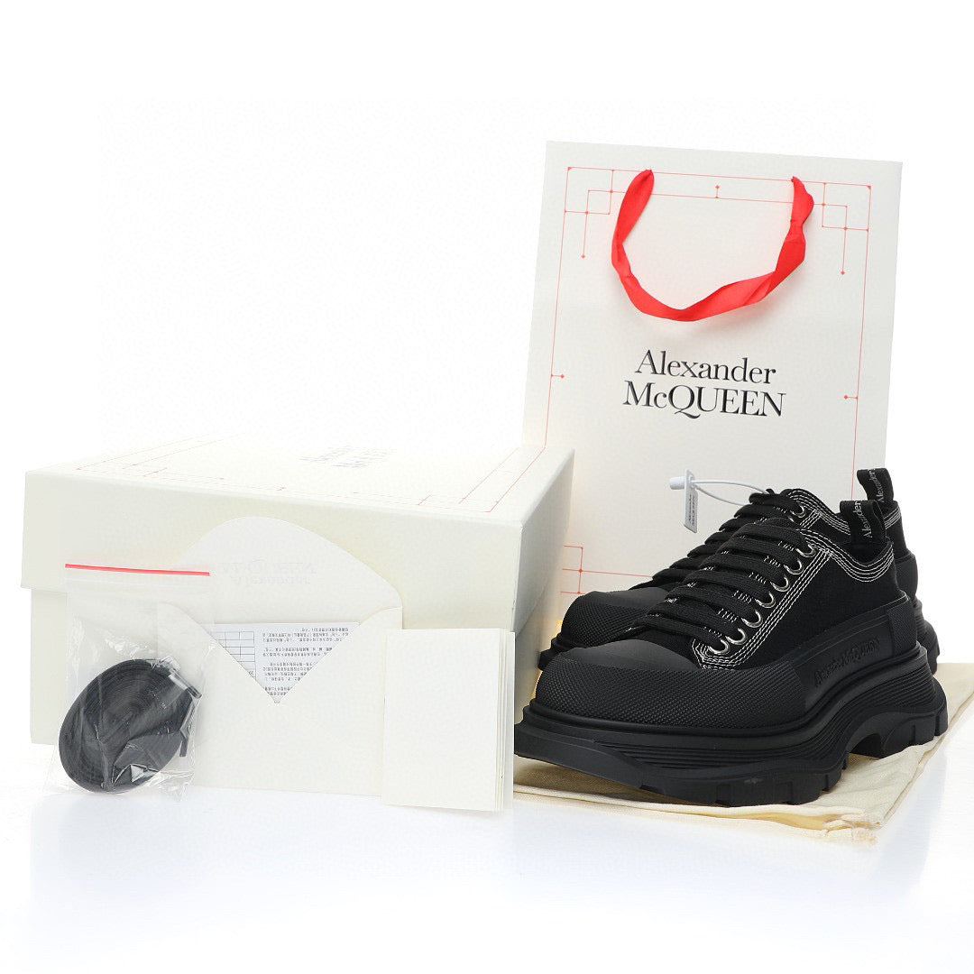 McQueen White Stitching