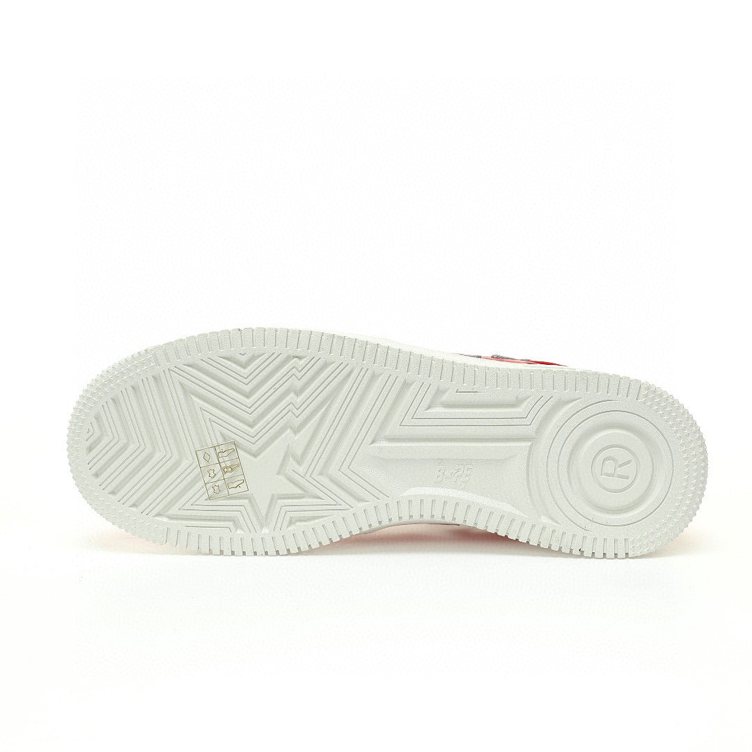 Bapesta Highsnobiety Red