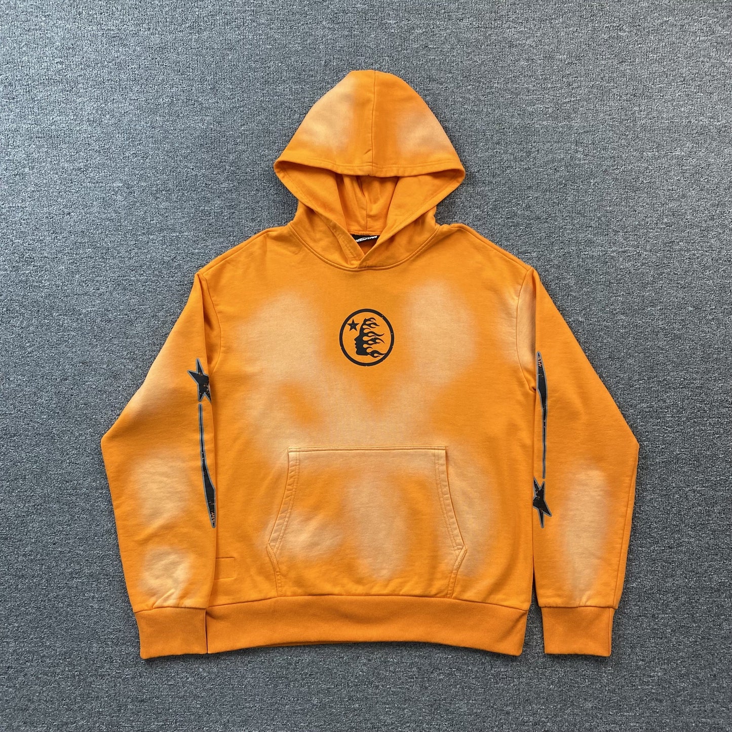 Hellstar Studios Orange Washed Hoodie