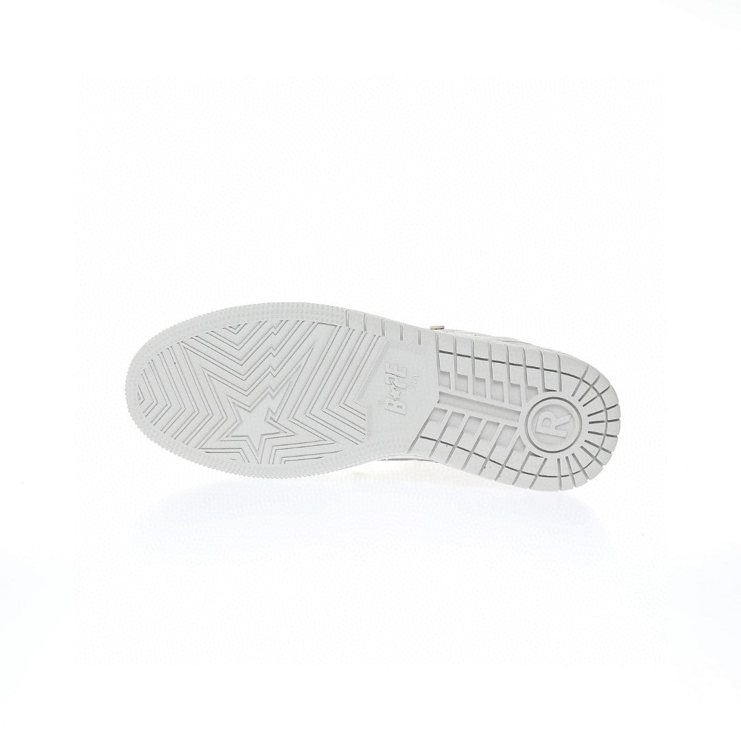 Bapesta Sk8 Sta Silver