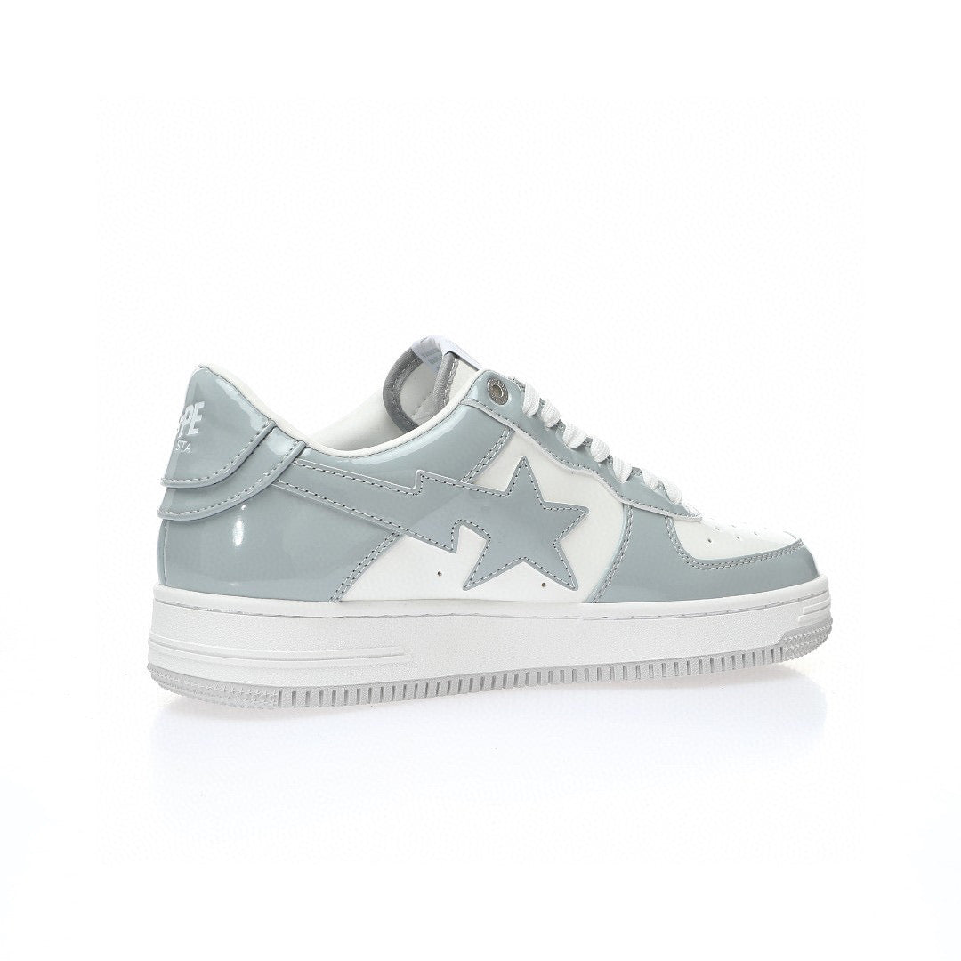 Bapesta Patent Leather Grey