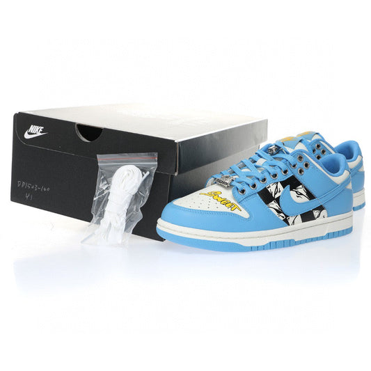 Dunk Low Blue & White Chrom Hearts