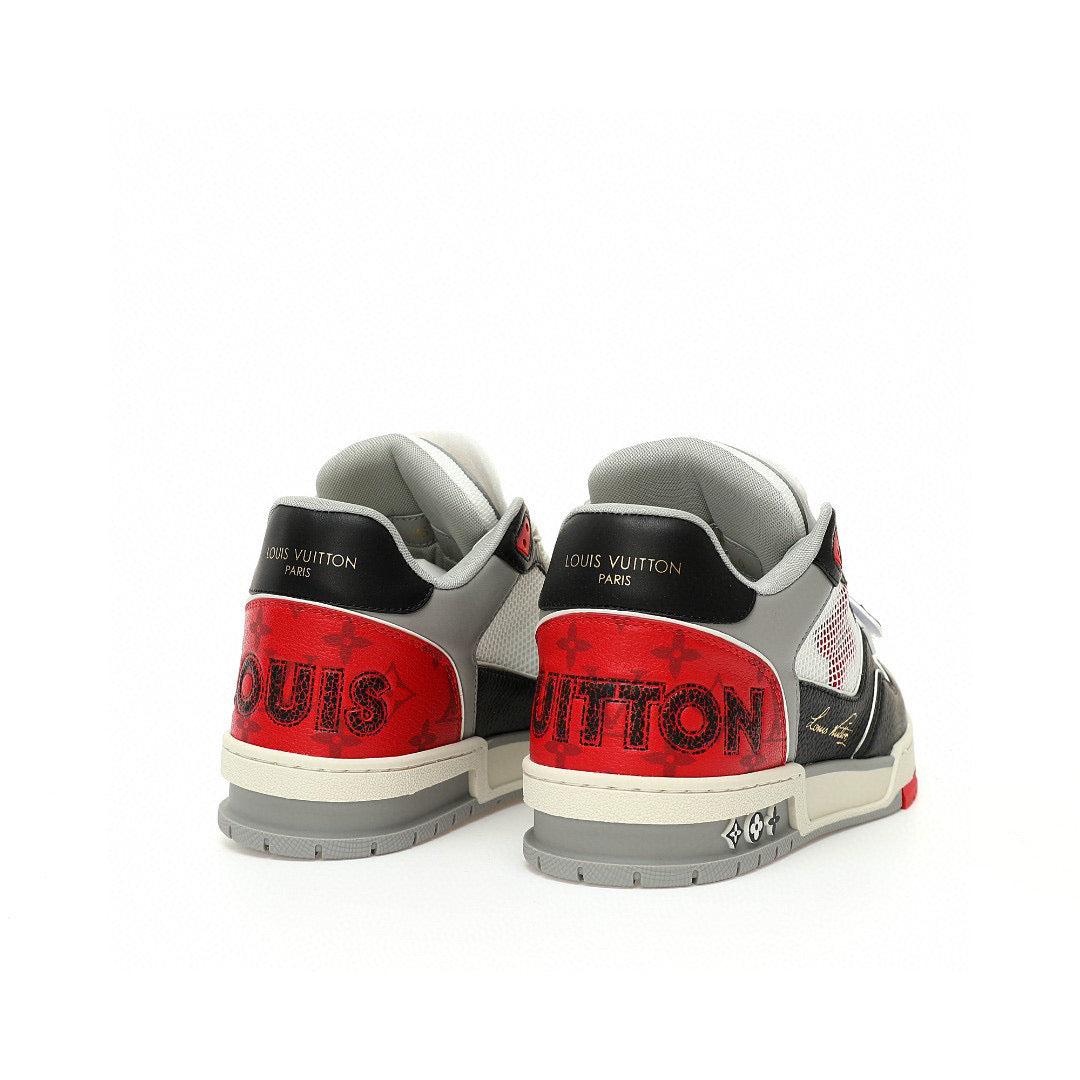 LV Trainer Sneaker Red