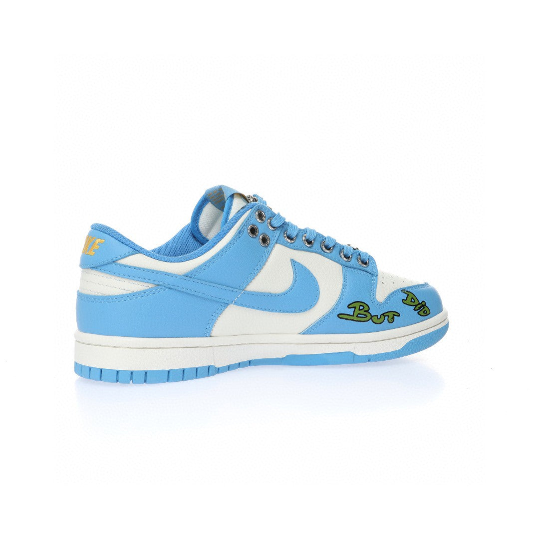 Dunk Low Blue & White Chrom Hearts