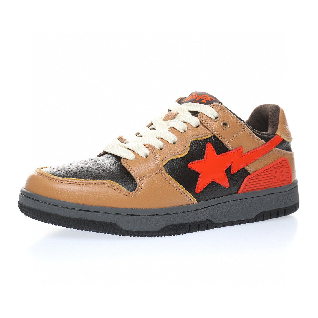 Bapesta Sk8 Sta Orange Camo