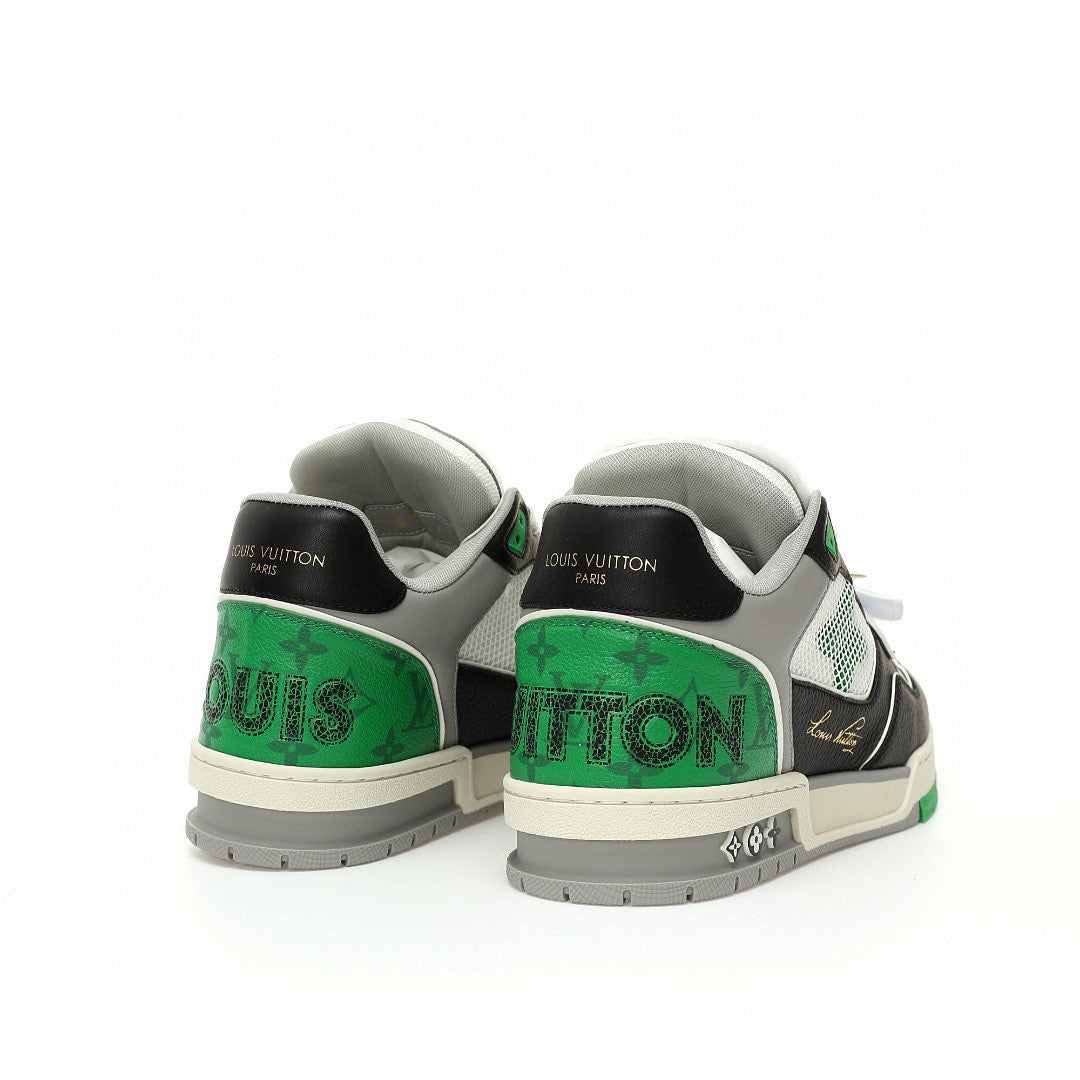LV Trainer Sneaker Green