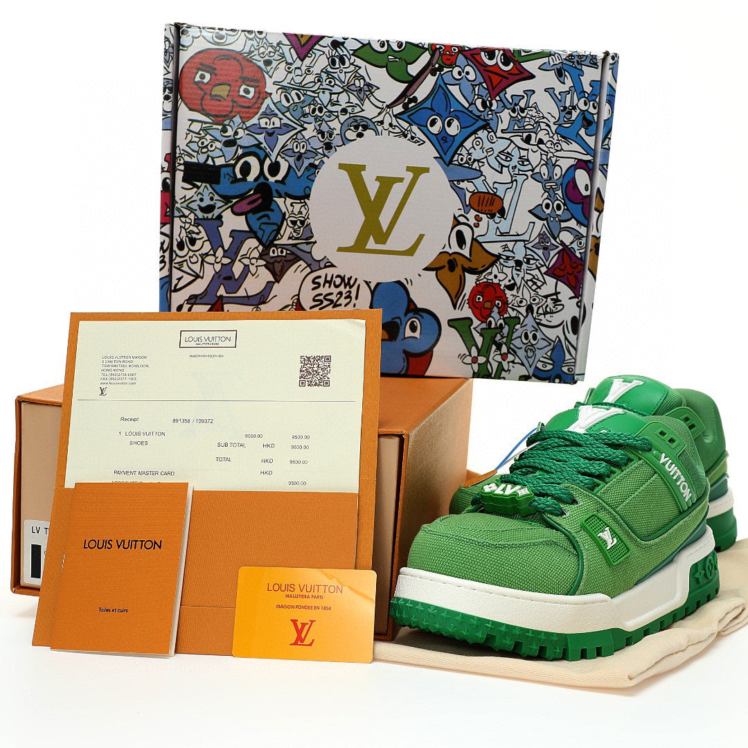 LV Maxi Green Canvas