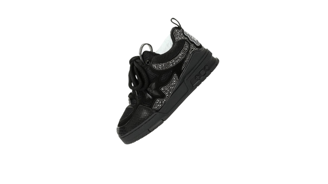 LV Skate Black Rhinestone
