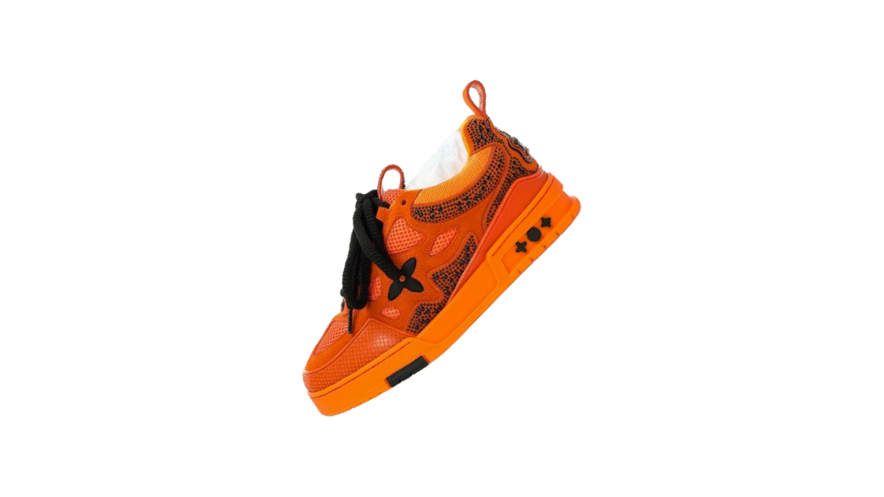 LV Skate Orange Rhinestone