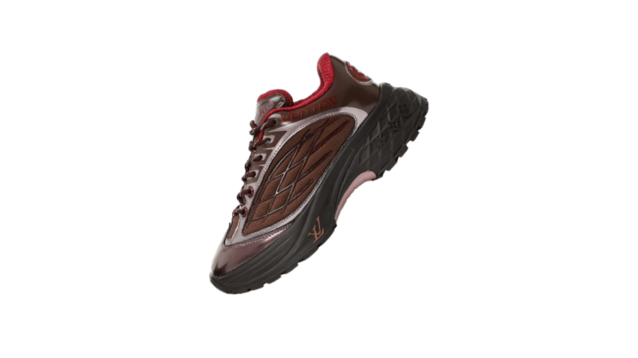 LV Discovery Lace Up Burgundy