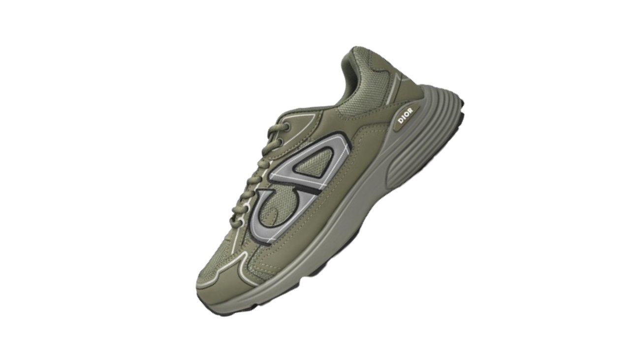 DR B30 Light Grey Sneakers Olive