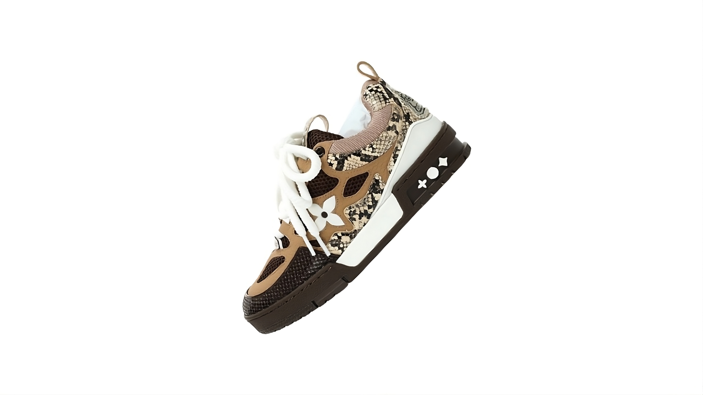 LV Skate Brown Snakeskin