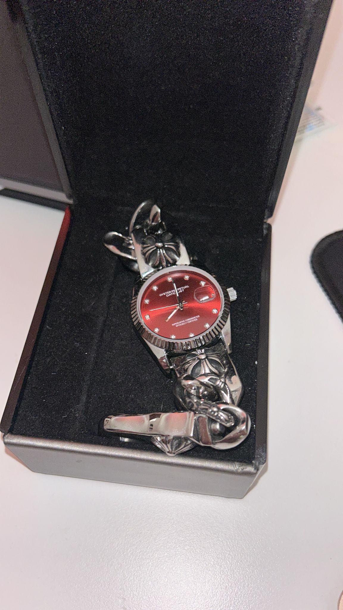 Chrome Hearts Rolex Red
