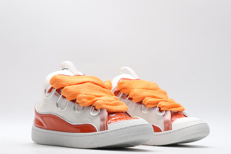 Lanvin Curb Patent Orange