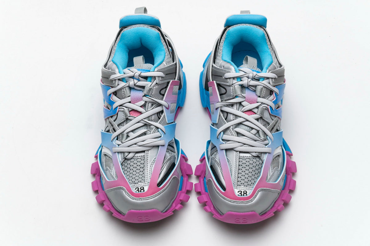 Balenciaga Track Blue Pink Silver