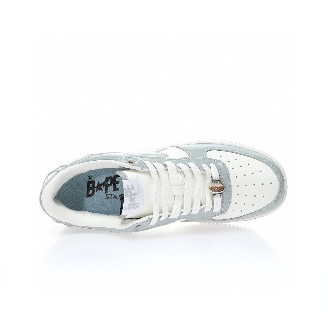 Bapesta Patent Leather Grey