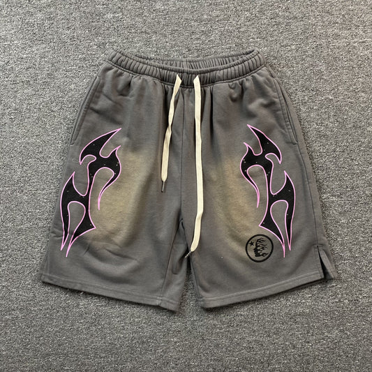 Hellstar Studios Pink Flames Shorts