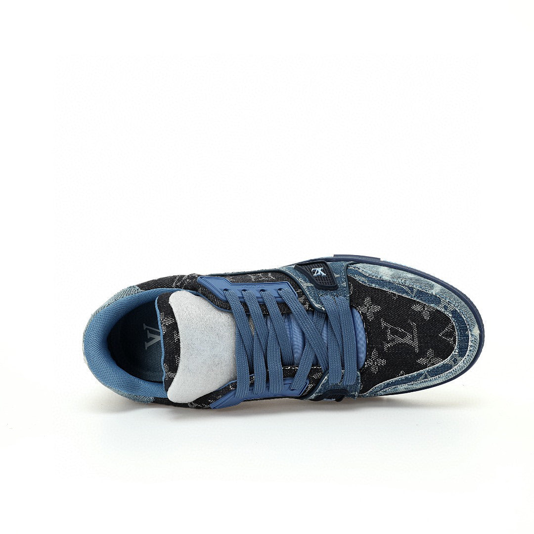 LV Trainer Dark Blue Monogram