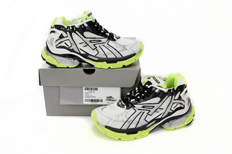 BB Runners White & Neon