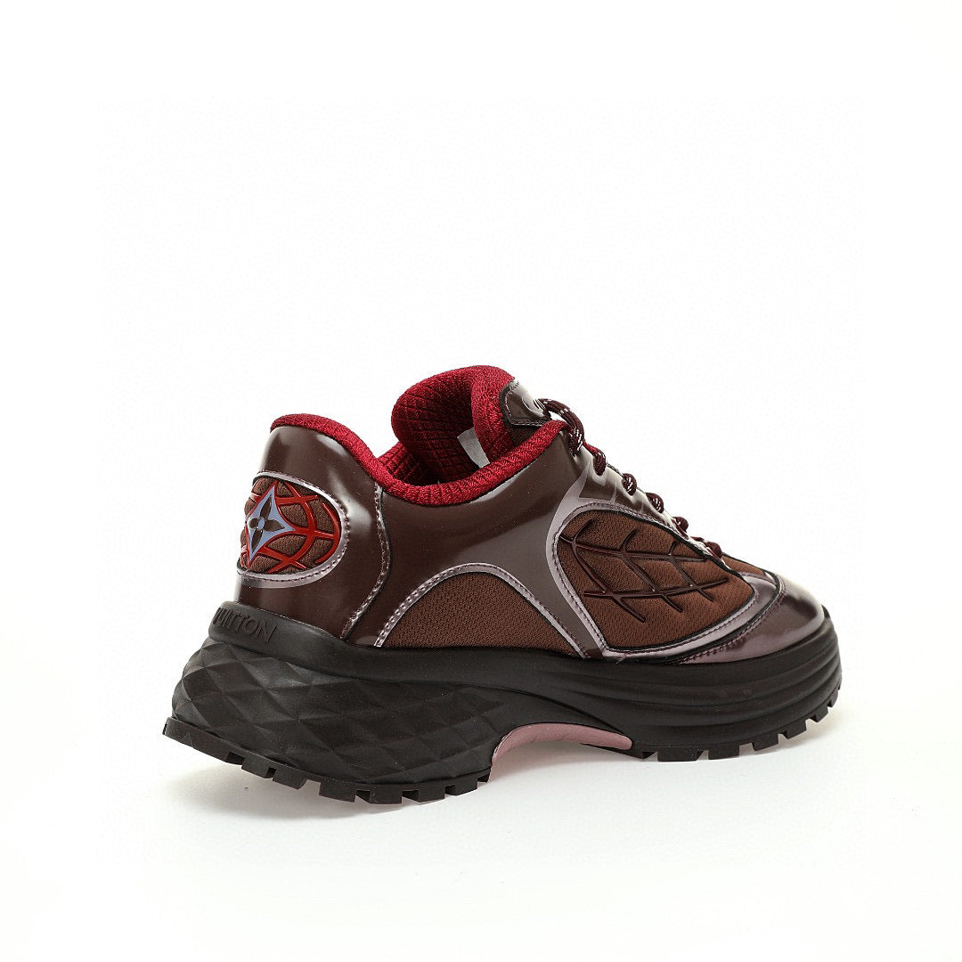 LV Discovery Lace Up Burgundy
