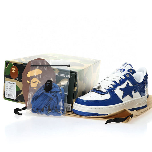 Bapesta Patent Leather Blue